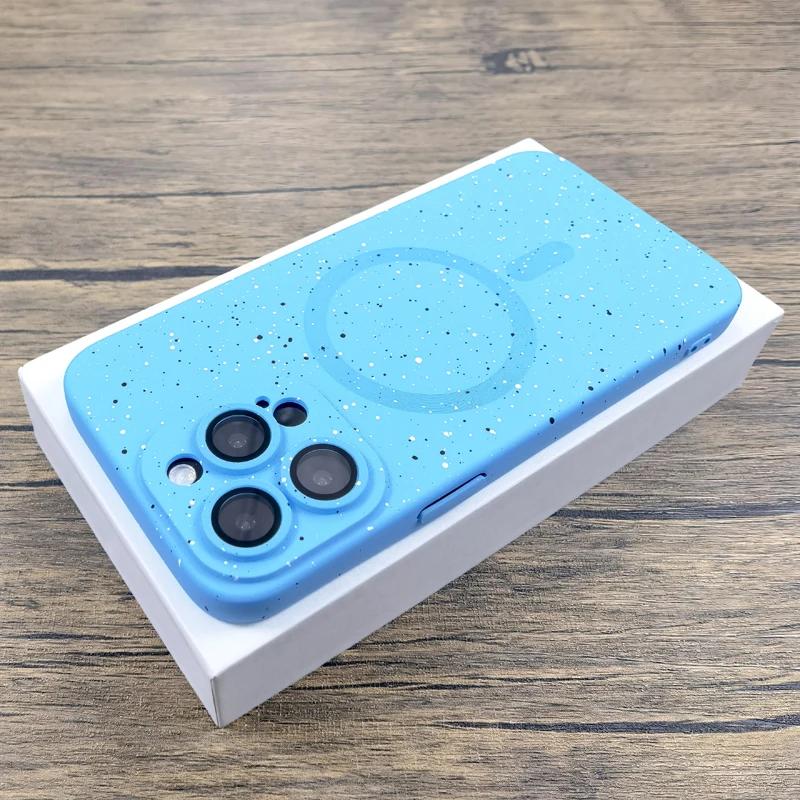 Luxury Silicone Case For iPhone 17 16 15 14 13 12 11 Pro Max Plus 16Pro 15Pro 14Pro 13Pro For Magsafe Mag Safe Charge Covers