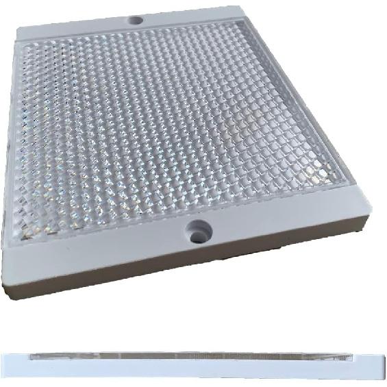 PC Plastic Reflector for Photoelectric Sensors - 100mm x 100mm, Suitable for Infrared and Laser Sensors (1 Pack of 2pcs)