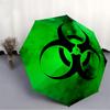 1pc Biohazard Automatic Opening/closing Umbrella, Foldable Sunshade, Perfect Gift for Friends, Durable Plastic Handle yy250808104