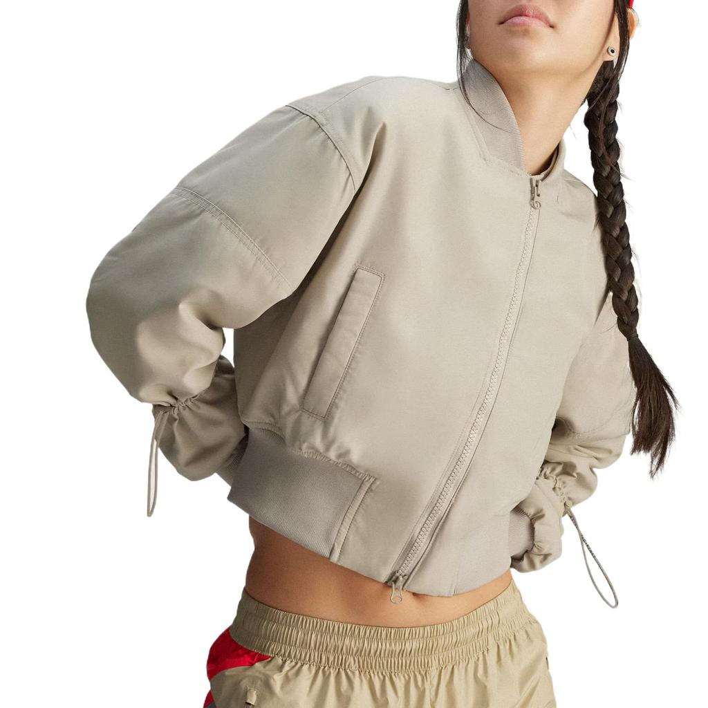 adidas Asmc Sw Bom Cro Ранняя весенняя серия Теплая Удобная Дышащая Мягкая Хлопковая Куртка Женская Куртка Пустынно-Желтая JF6029