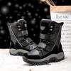 TUINANLE Women's Waterproof Winter Plus Warm Snow Boots Non-slip Wear-resistant Warm Winter Boots Men Shoes