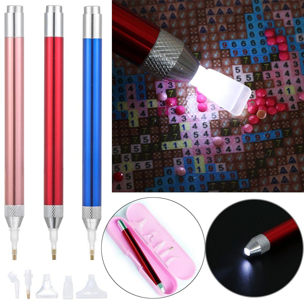 Вышивка крестиком, кристаллическая дрель, ручка, осветительная ручка, 5D алмазная живопись, инструмент для алмазной живописи