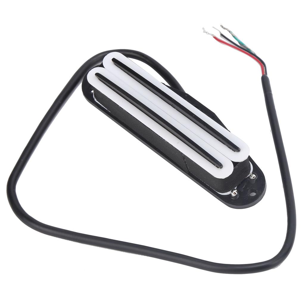 11K Dual Hot Rail Humbucker Pickup Ceramic Magnet ABS Аксессуары для электрогитары Белый Черный рельс