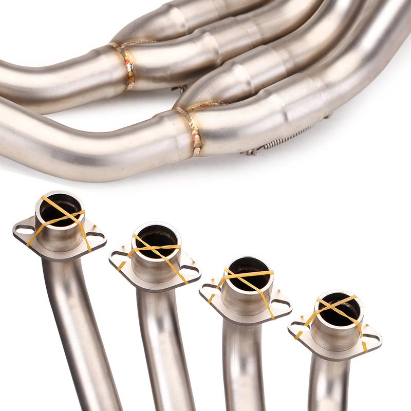 For HONDA CBR650R CB650R CBR650F CB650F 2014-2025 Motorcycle Exhaust Stainless Titanium Alloy Escape Front Link Pipe 51mm