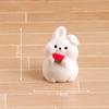 Милая кукла Кролик Миниатюрные фигурки Автомобиль Украшение Статуэтка Животных Кукольный Домик Сделай Сам Кролик Украшения Поделки Мини Животные Поделки