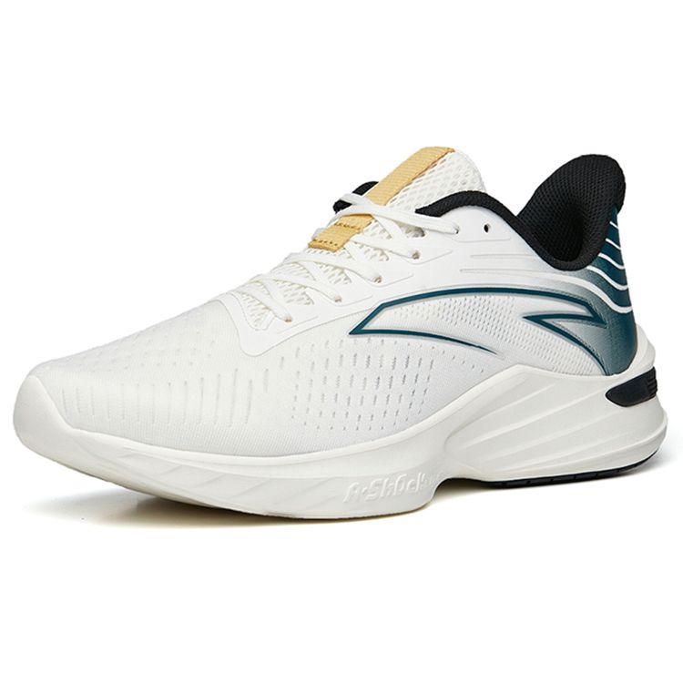 Anta Кроссовки мужские Poison Dart 1 Breathable Lightweight Low-Touch Running Shoes White Black Green 112235521-3