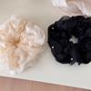 Large Big Hair Band for Girls Women Tie Scrunchie Accessories Rubber Elastic Adults Kpop Yoga Popular  Pearl Vintage Fashion
