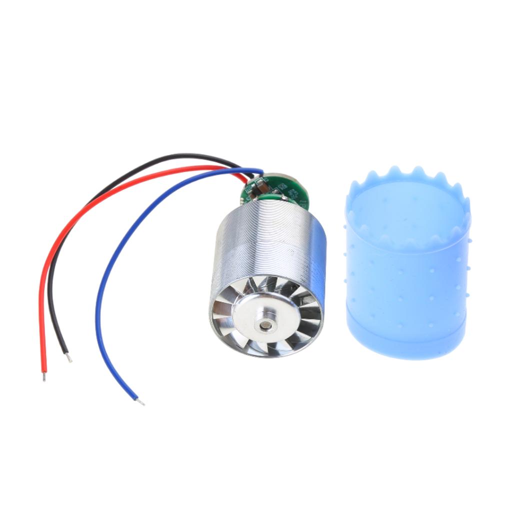 Эффективный двигатель Надежный металлический двигатель 12 В Бесщеточный двигатель 80 000 об/мин Мощный двигатель Простое управление для безлопастных вентиляторов