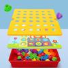 Color Matching Mosaic Pegboard Game Set Button Art Toys for Toddlers Sensory Early