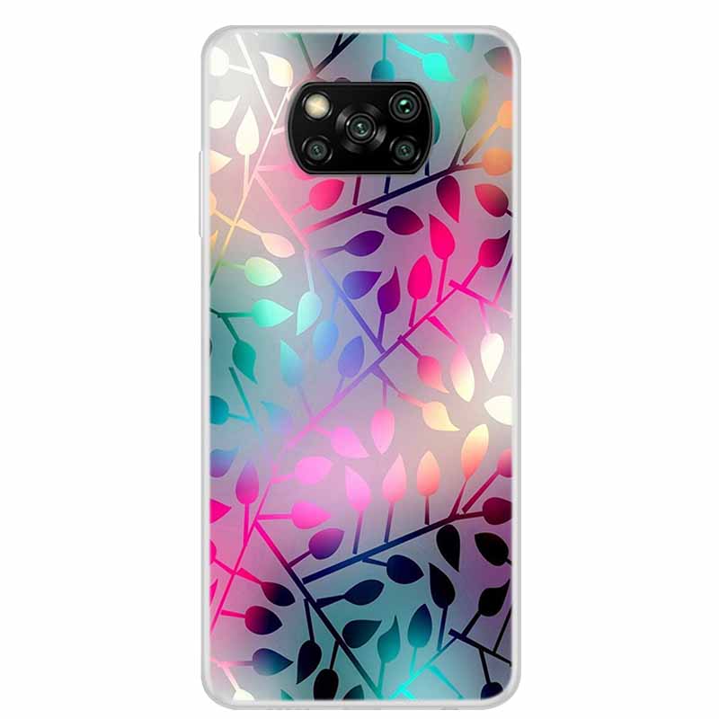 Чехол для Poco X3 Pro X3 NFC 6.67" Прозрачный Мраморный Мягкий ТПУ Силиконовый Задний Чехол для Телефона Xiaomi Poco X3 NFC Ударопрочный Fundas