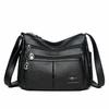 2023 Тенденция Высококачественные женские мягкие брендовые кожаные сумки на ремне, многослойная классическая сумка через плечо, роскошная дизайнерская сумка-кошелек