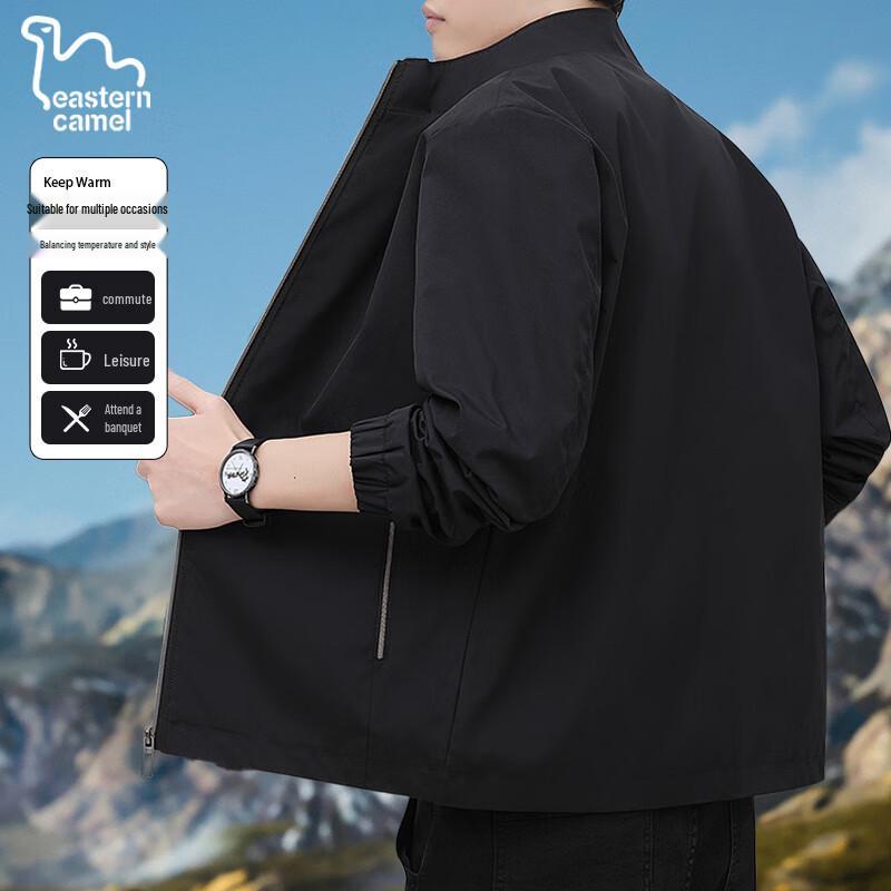 EASTERN CAMEL Men's Casual Stand Collar Jacket