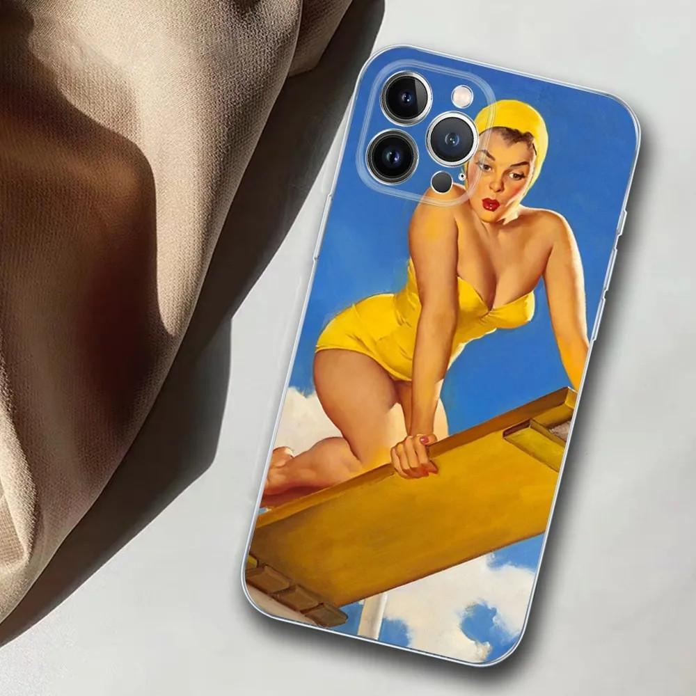 Чехол для мобильного телефона Apple IPhone14 Poster Girl Чехол для мобильного телефона, окрашенный противоударный чехол для мобильного телефона Huawei Anti-Drop