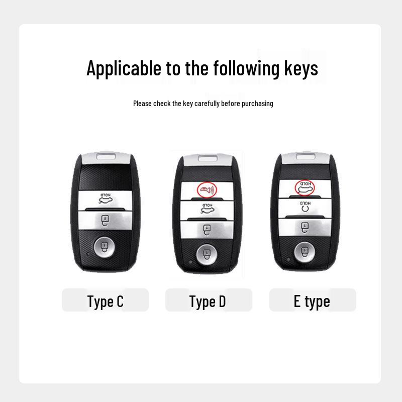 Умный металлический чехол для ключей Kia Huanchi KX3/KX4/KX5/KX7 2023