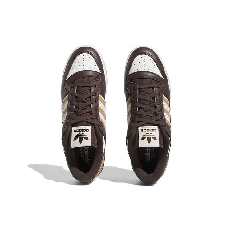 Adidas Forum 84 Low ADV Кроссовки унисекс темно-коричневого цвета с оттенком экрю облачно-белые HP9087