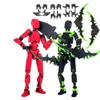 Desktop Decoration 3D Printed T13 Action Figure ABS Robot Dummy Action Figures  for Boy Gifts