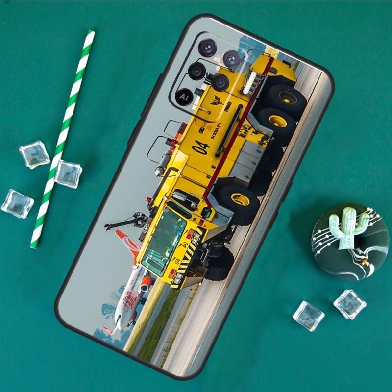 Fire Truck Case For Oppo A80 A40 A60 A16 A76 A96 A91 A15 A17 A74 A94 A54 A57S A18 A38 A58 A78 A98 Cover