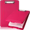 Clipboard with Storage  Plastic Storage Clipboard with Low Profile Clip  Heavy Duty Nursing Clipboards Foldable  Waterproof Coaches Clipboard