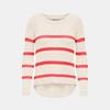 Women's Striped Print Geena Sweater In Mesh