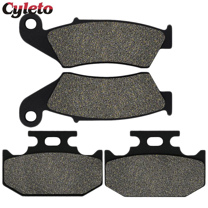 Motorcycle Front Rear Brake Pads for Suzuki RMX250 DRZ250 DR350 DR650 for Kawasaki KX125 KX250 KX500 KDX200 KDX220 KLX250 KLX650