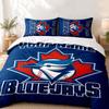 Blue Jays Academy Custom Name 3pc set Perfect for bedroom use Comfortable bedding set includes a duvet cover and two pillowcases Ideal birthday or Chr