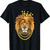 Lion Gangster Golden Crown King T-Shirt