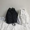 Drawsting Backpacks For Women Casual Canvas Lady Backpacks Light Weight Students Shoulder Bag Large Capacity Travel Rucksack MIT
