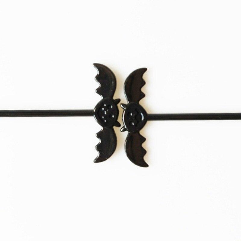 10 шт. Хэллоуин Пластиковые Фрукты Зубочистки Торт Вилка Паук Тыква Призрак Фруктовая Вилка Праздничные Принадлежности Для Вечеринок