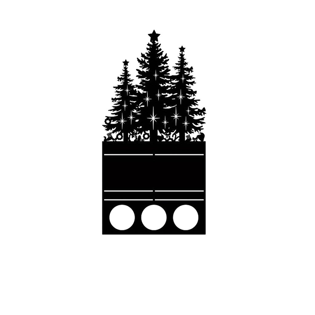 1Pc Iron Decoratio N, Centerpiece Decoration, Interior Decoration, Home Art Decoration, Ideal Gift Choice, Christmas , Compatible with Real Candles,