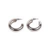 FINNLEE SILVER HOOP EARRINGS / Medium