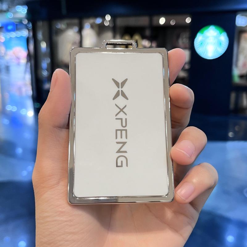 Чехол для ключа XPeng для P7, G6, P5, G9, G3i - Металлический держатель для карт NFC для мужчин и женщин
