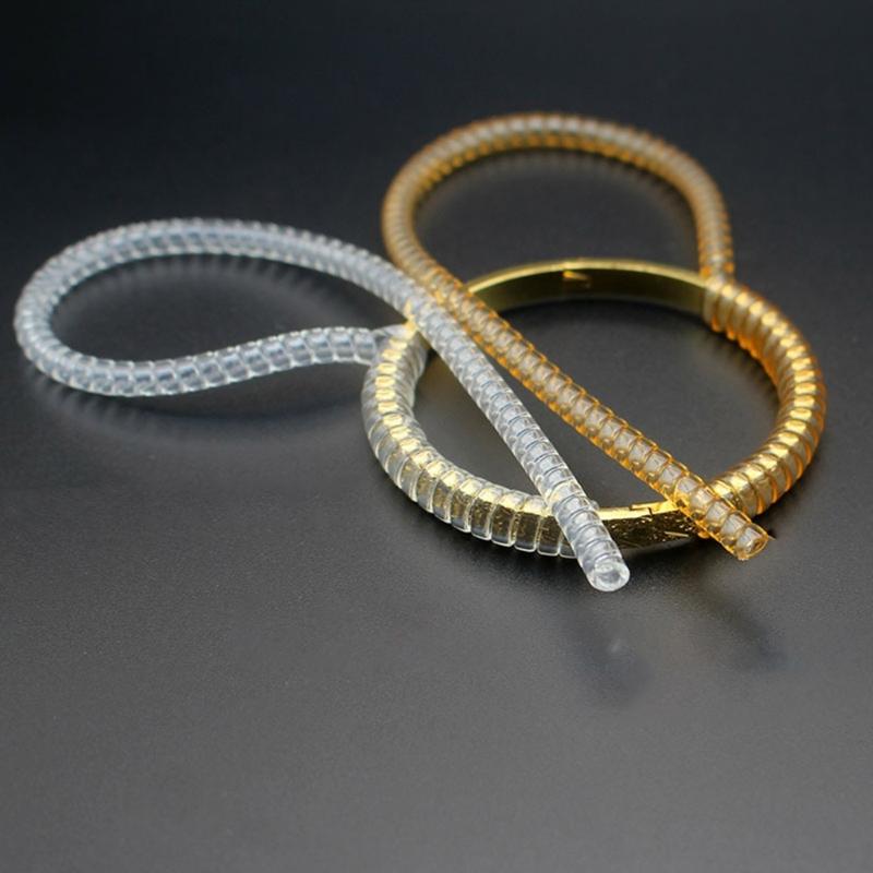 Регулятор размера кольца для свободных колец Силиконовый регулятор размера кольца Защитные кольца Спиральный уплотнитель для браслетов для женщин и мужчин