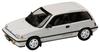 Hobby Japan HJ64 1/64 Scale Honda Civic (Automatic Transmission) Late Version with Genuine Optional Parts, White, Finished Model, HJ643029W