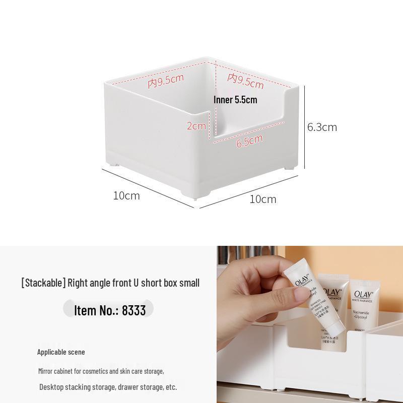 Wall-Mounted Bathroom Mirror Cabinet with Shelf for Cosmetics and Toiletries