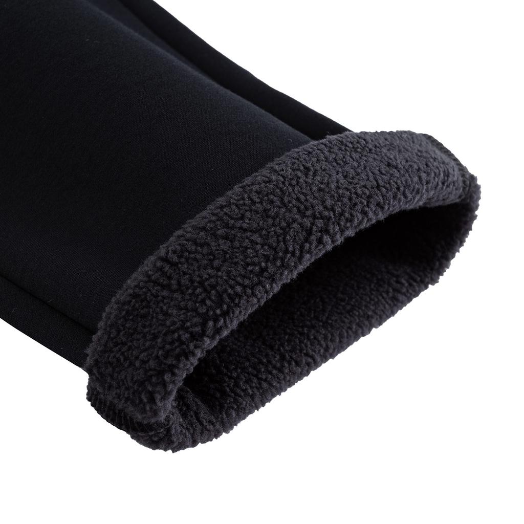 Anta Outdoor Hiking Sports Comfortable Fashion Simple Urban Commuting Fleece Warm Casual Suit Women Suit Basic-Black 962617202N-3