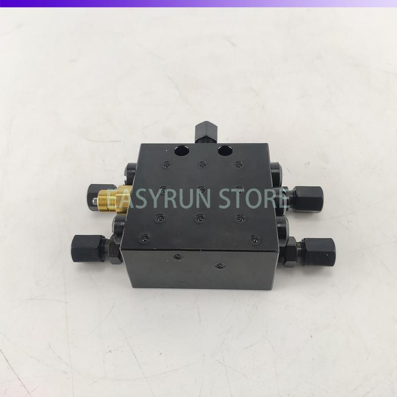 Oil distributor distribution valve block type 4 position oil separator