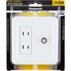 Panasonic Cosmo Series Wide 21 Combination Appliance (Double Outlet) (High Shield TV Terminal for Home Use <10-3224MHz>) (With Plate) (White) WTP37322