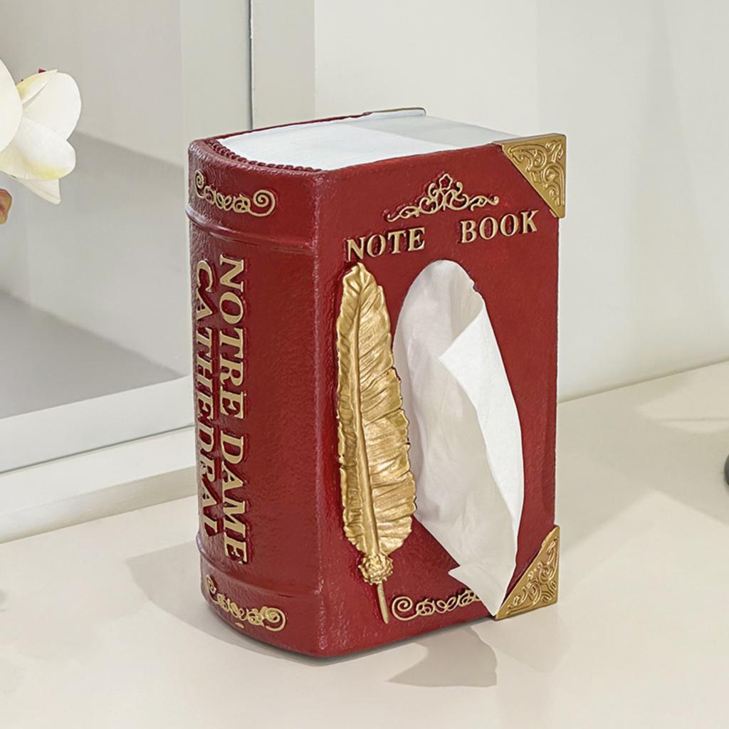 Home Book Tissue Box Living Room Drawer Box Napkin Box Creative Storage Box