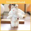 Cute Rabbit Plush Doll Stuffed Animal Keychain Bag Charm Gift For Girls Kids