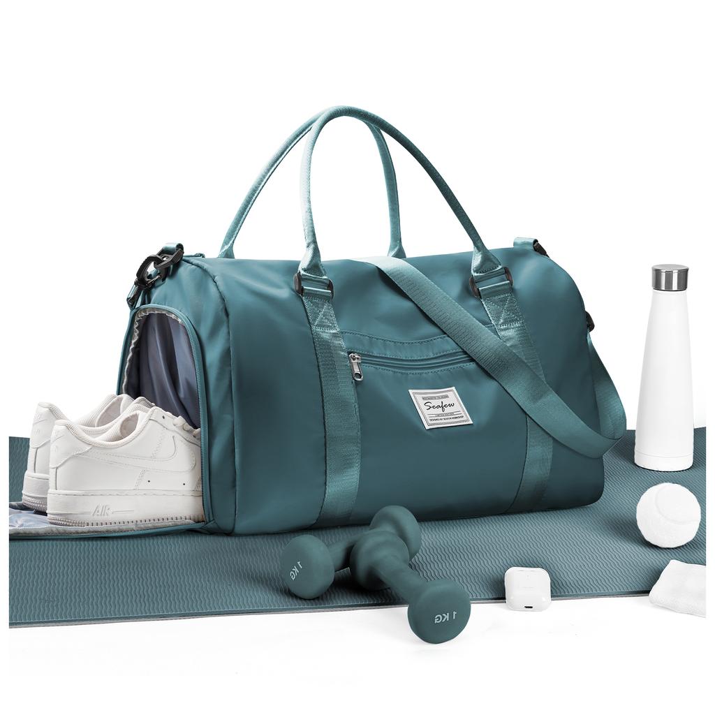 Складная дорожная сумка мужская спортивная сумка, водонепроницаемая женская дорожная сумка для выходных большая сумка-парусник с мокрым отделением и плечевая сумка для багажа