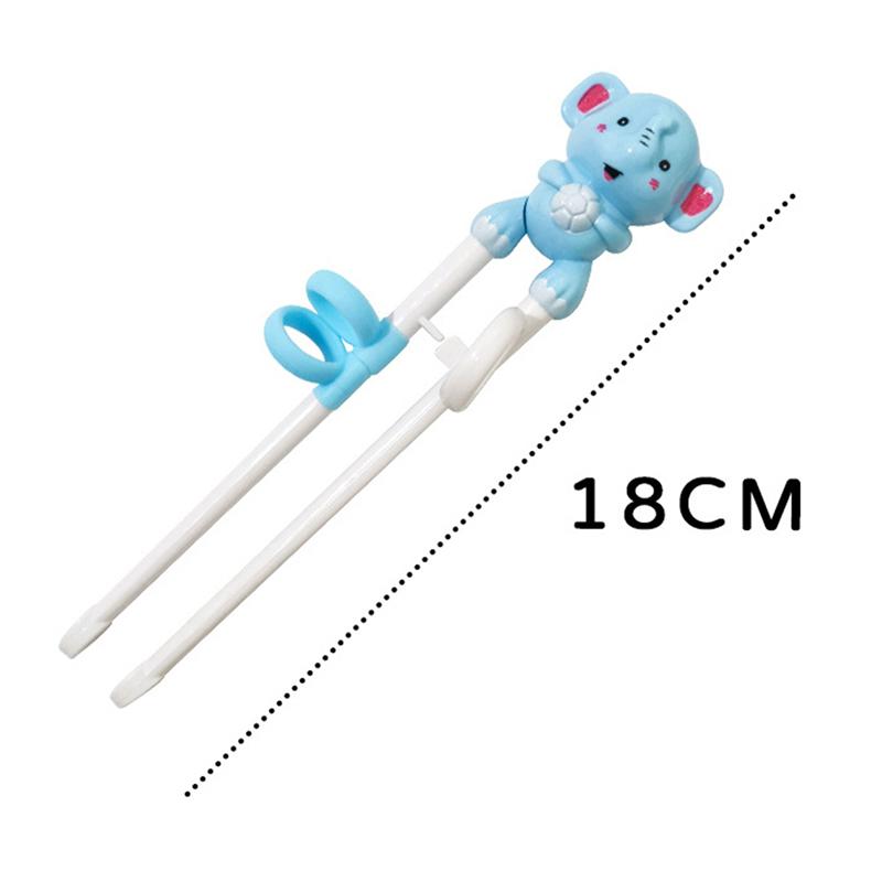 Детские обучающие палочки для еды, палочки для еды с мультяшными животными, палочки для начинающих, посуда, палочки для еды