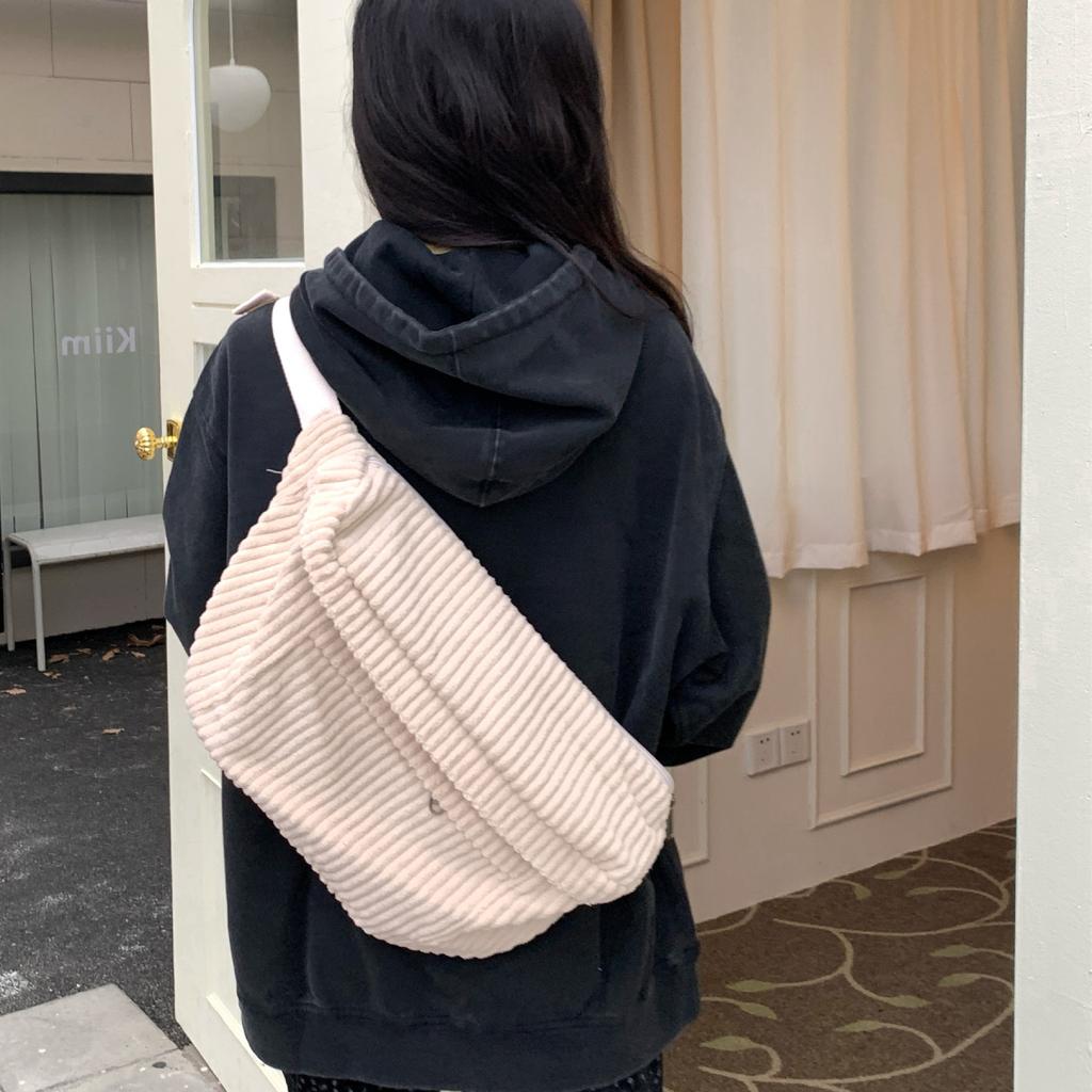 Поясная сумка большой емкости, женские сумки через плечо, повседневная поясная сумка, простой кошелек для телефона, вельветовая поясная сумка, женская сумка-банан