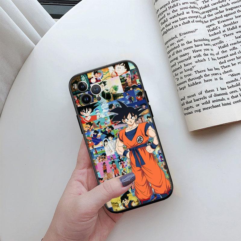 Anime Dragon Ball Goku New High-End Cover Phone Case for iPhone 16 15 14 13 Pro Max Plus Mini