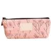 Student Pencil Bag Canvas Pencil Case Floral Pen Bag Pencil Box For Organizing School Supplies