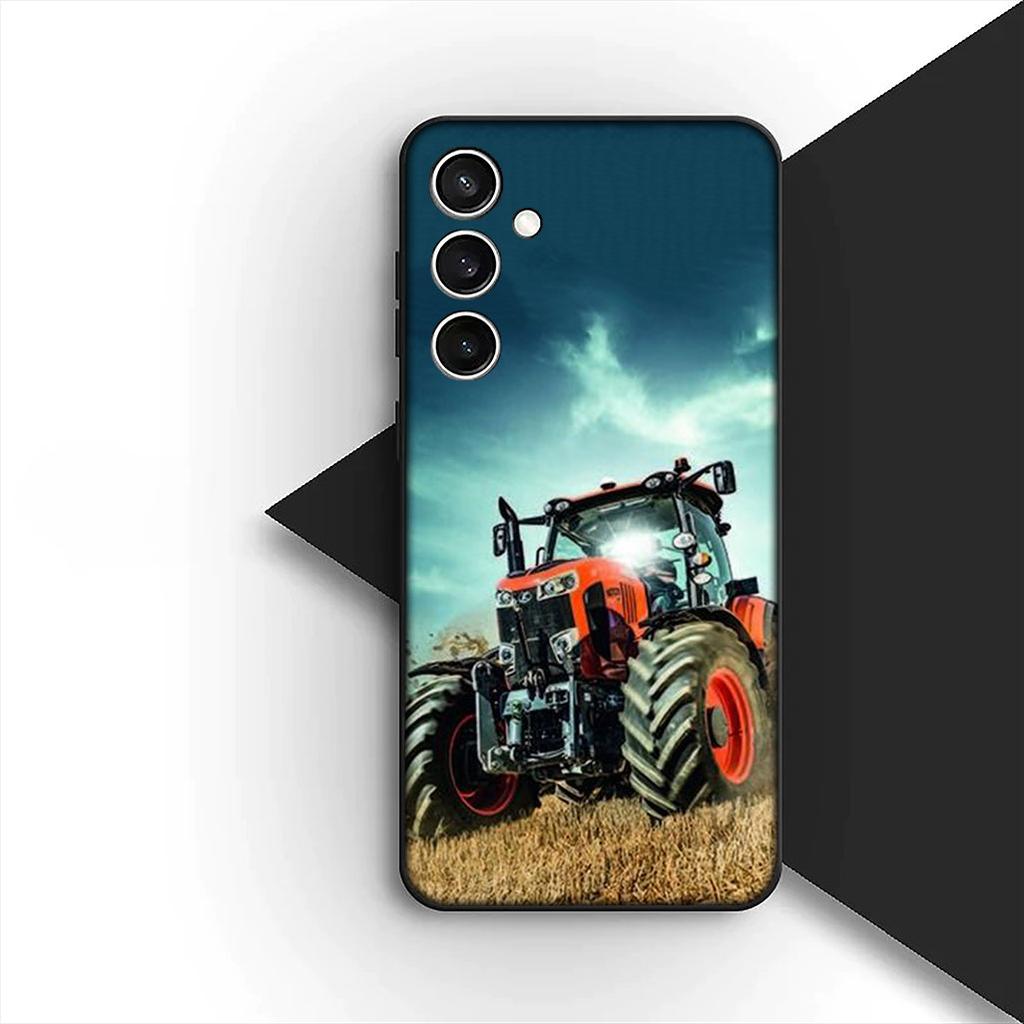 Мягкий чехол для Motorola Moto G86 G57 E14 E15 G14 G34 G67 G84 G24 A54 G15 Power E22 Чехол для телефона Фермы Транспортные средства Тракторы