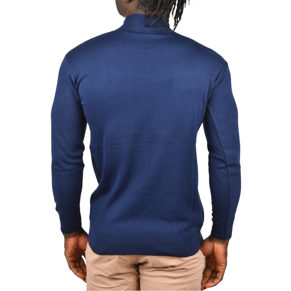 DeepSEA Полуводолазка с зигзагообразным узором и тонким трикотажным воротником 2505496