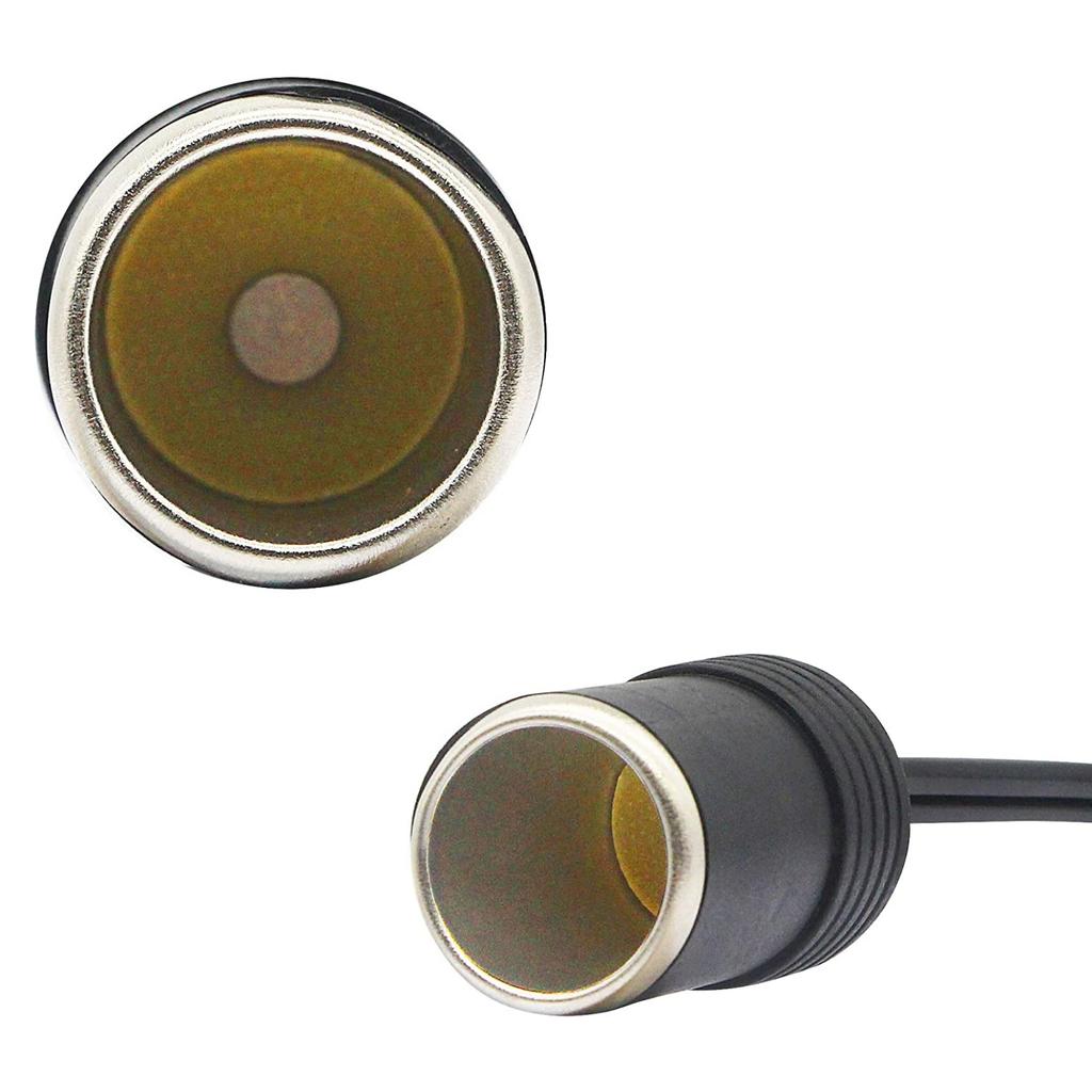 1 To 3 Car Auto Socket Lighter 12v 24v Power Charger Adapter 3 Way Socket Splitter Female Socket Plug Extension Cord Cable