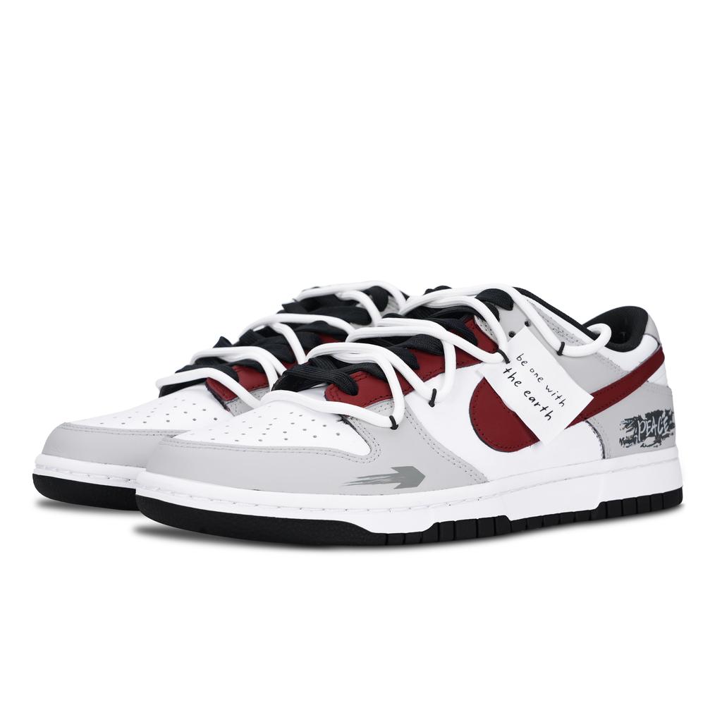 Nike Кроссовки Dunk Low top для скейтбординга, унисекс, светло-серые, DD1391-100(Команда883-)