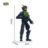 1 шт. Набор манекенов фигурок действий 3D-печатный многосуставный подвижный модель робота спецназовца Сборка своими руками Настольный декор