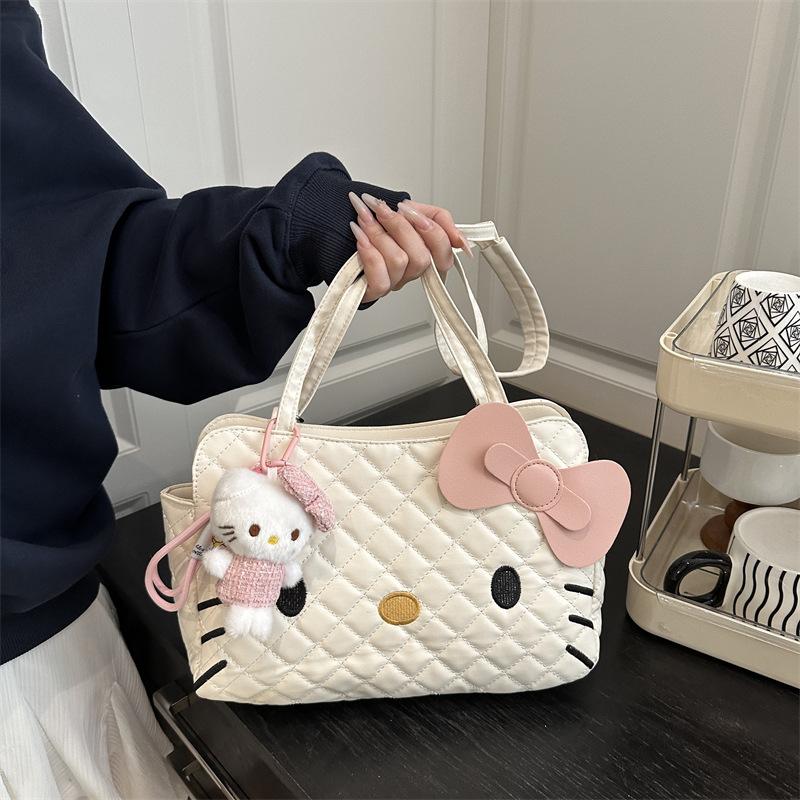 Hello Kitty легкий роскошный милый многофункциональный рюкзак женский универсальный нишевый с высоким чувством стиля большой вместимости модная сумка-мессенджер
